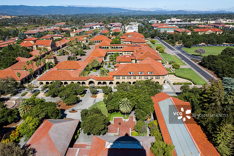 美国斯坦福大学校园风光图片素材