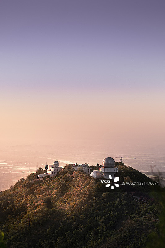 记录西安丨骊山盘山公路图片素材