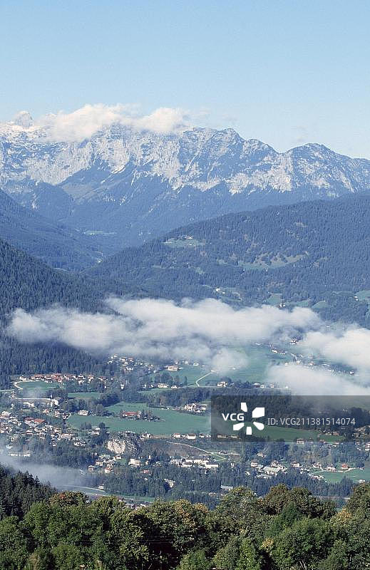 德国巴伐利亚贝希特斯加登的耶拿峰景色图片素材