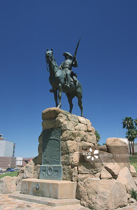 纳米比亚温得和克马术纪念碑图片素材