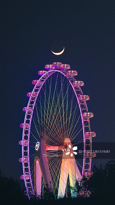 新月轮回图片素材