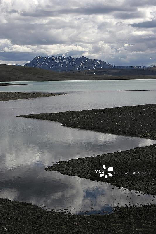 冰岛海克拉火山图片素材