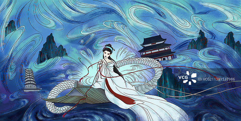 水漫金山图片素材