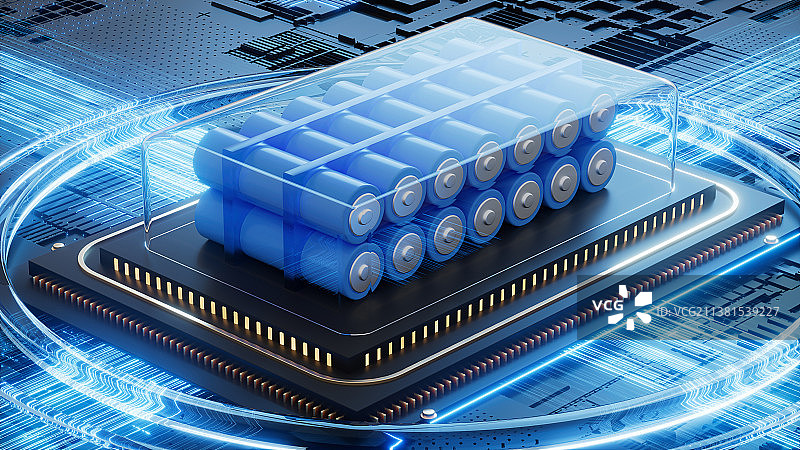 科技电池组创意图图片素材