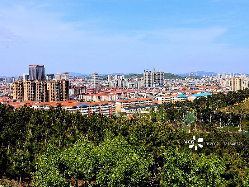 山城文登 拍摄于威海市文登区图片素材