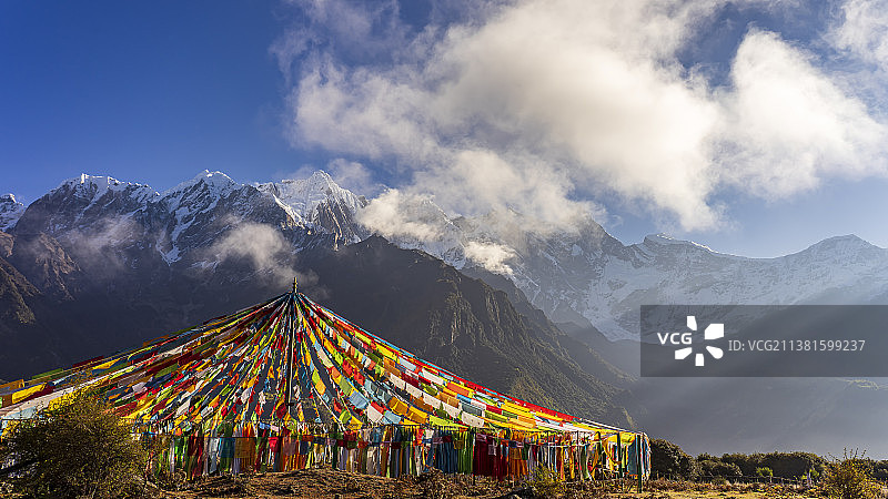 南伽巴瓦的早晨图片素材