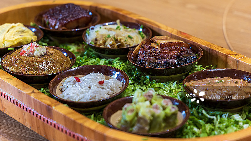 贵州三都水族的民族美食图片素材