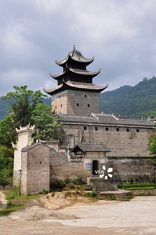 重庆云阳彭氏宗祠图片素材