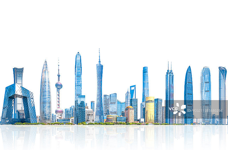 大城市地标建筑风光图片素材