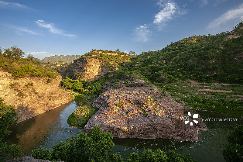 平顺县漳河岸边景观图片素材