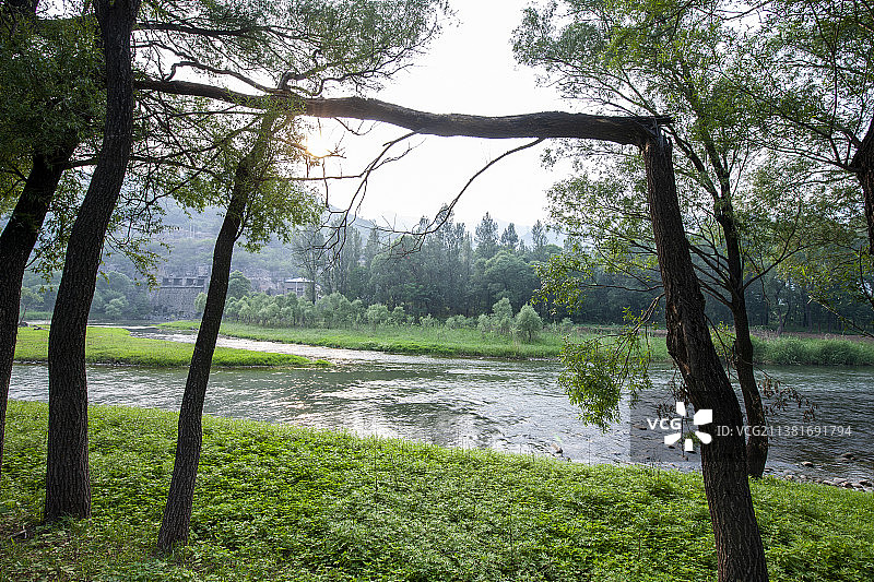 平顺县漳河岸边景观图片素材