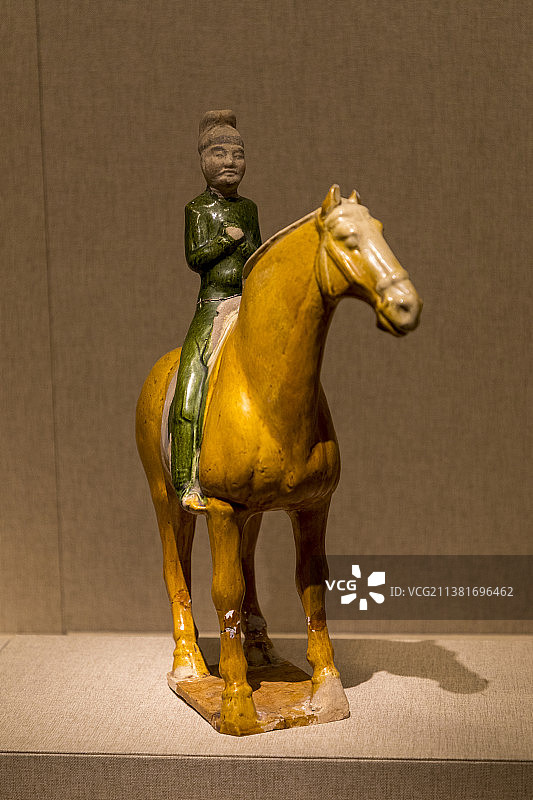 河南博物院：唐三彩（唐朝）图片素材