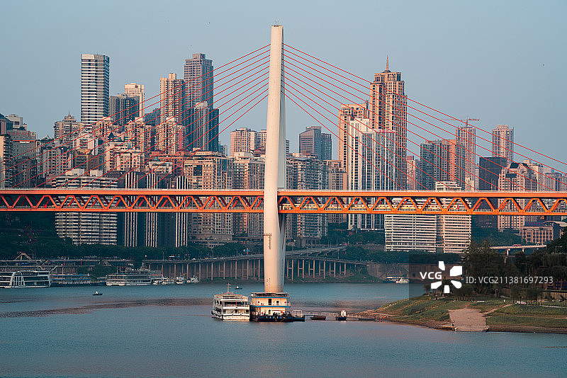 重庆千厮门大桥图片素材