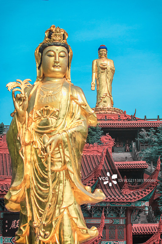 白云寺佛像图片素材