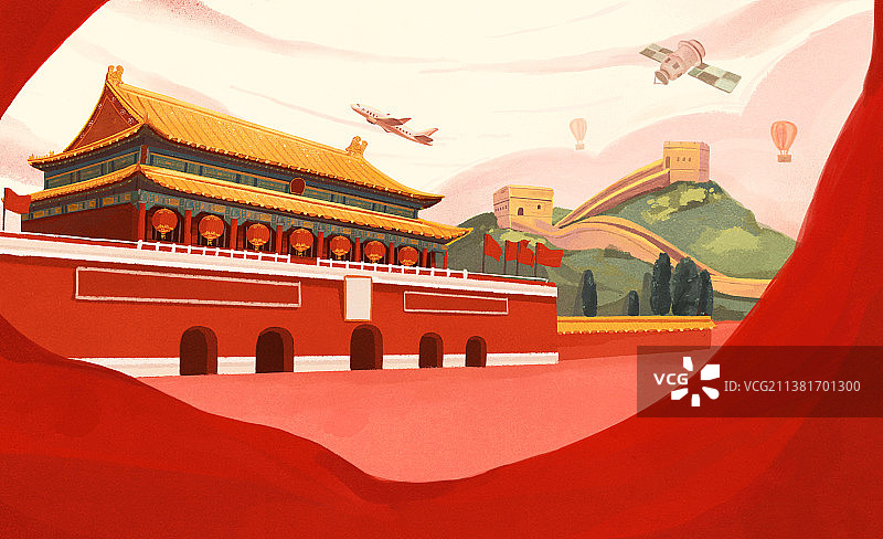 国庆节图片素材