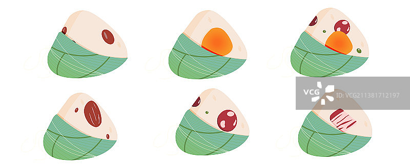 端午粽子插画图片素材