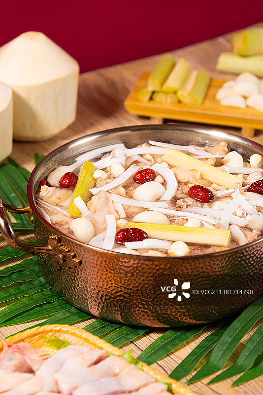 小吃 鸡脚 糯米饭 文昌鸡 拼盘 椰子鸡 甘蔗图片素材