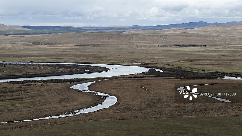 额尔古纳河-中俄界河图片素材