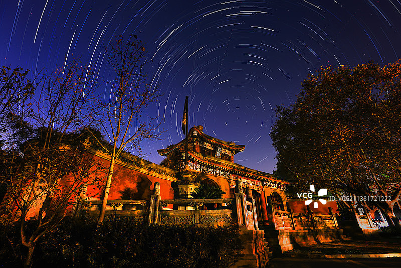 星轨下的建筑+民国邮政博物馆（南京）图片素材