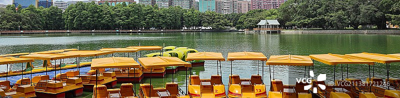 流花湖公园游船码头图片素材