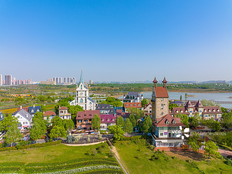 湖北武汉花博汇公园风光图片素材