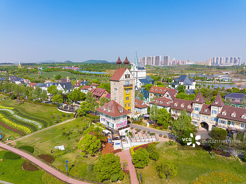 湖北武汉花博汇公园风光图片素材