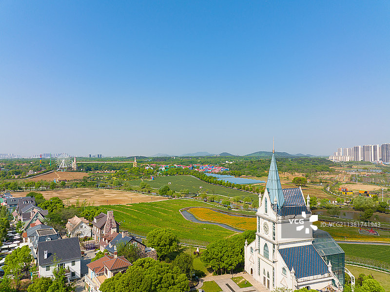 湖北武汉花博汇公园风光图片素材