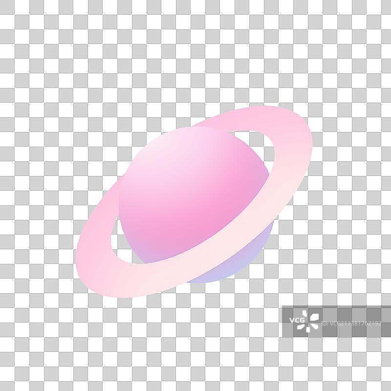 磨砂质感的地球元宇宙高科技现代未来全球网络通讯技术互联网资讯讯息，女性情人节唯美粉蓝星球元素图片素材