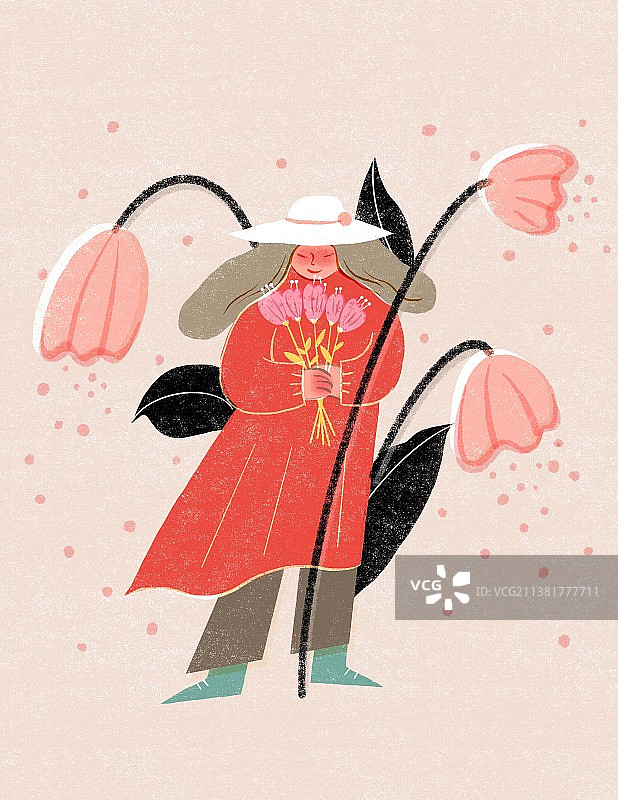 送您一束花图片素材