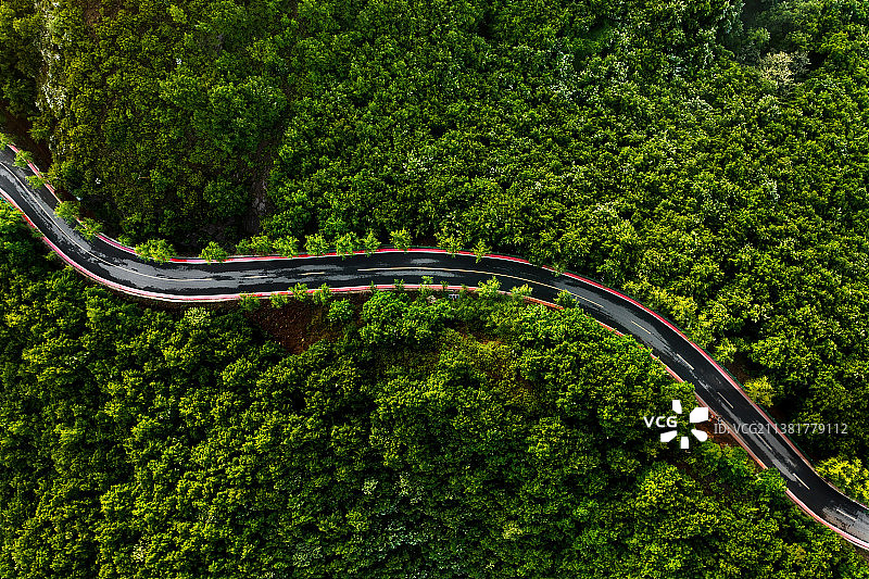 河南郑州新密尖山红石峡景区 民宿 旅游道路图片素材