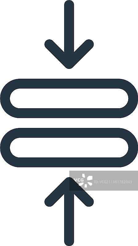 白色背景上的压缩图标图片素材