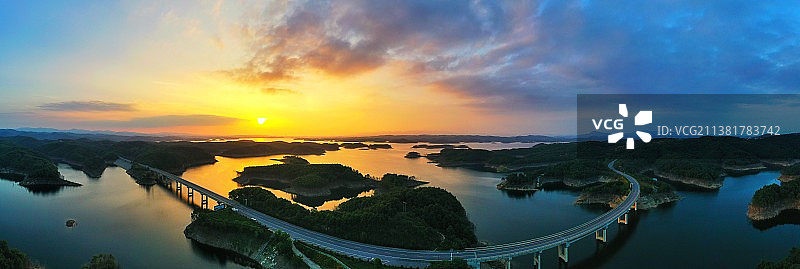 余晖如画图片素材