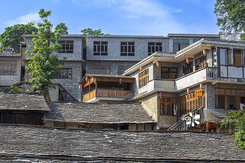 花溪镇山村图片素材