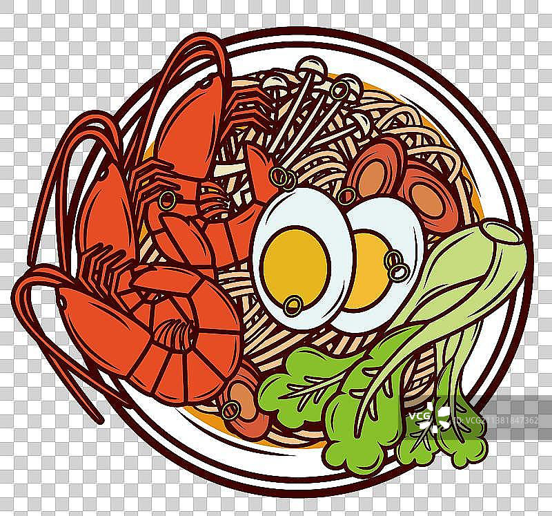 海鲜面图片素材