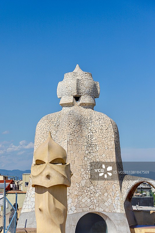 巴塞罗那 高迪 米拉之家图片素材