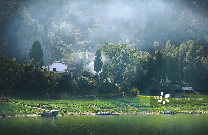 新安江山水画廊图片素材