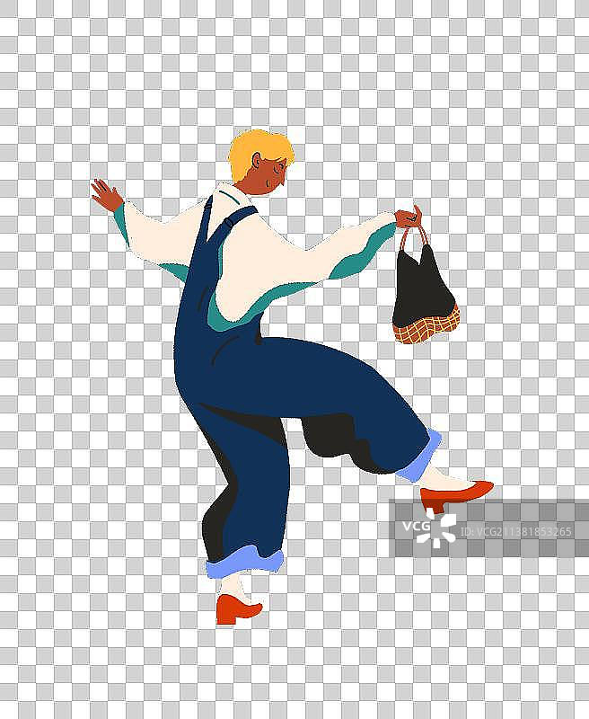 扁平插画人物图片素材