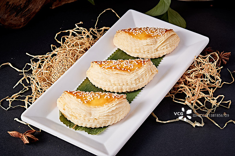 泰式香烤美味榴莲酥图片素材