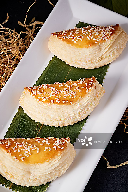 泰式香烤美味榴莲酥图片素材