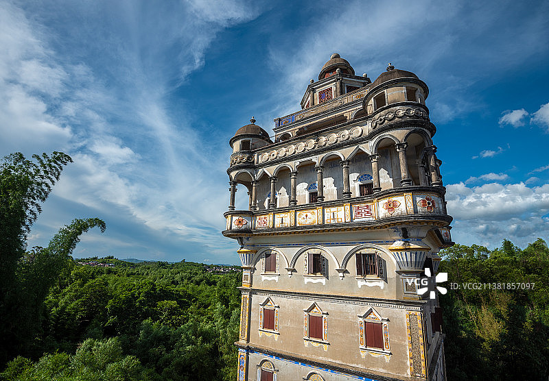 开平碉楼图片素材