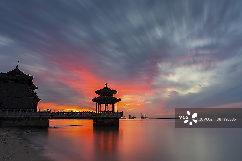 河北省秦皇岛市古建筑旅游景点风景美图图片素材