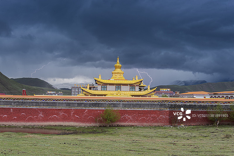 四川名山大川古建筑旅游风景图片素材