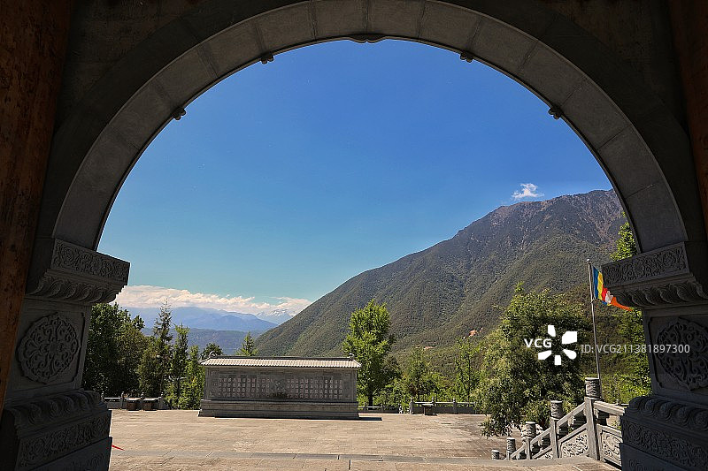 凉山彝族自治州冕宁县灵山寺图片素材