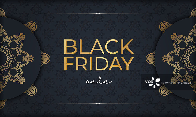 黑色星期五促销的节日海报深蓝色图片素材
