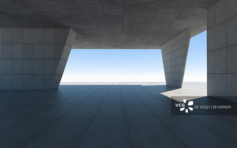 建筑与建筑停车场图片素材