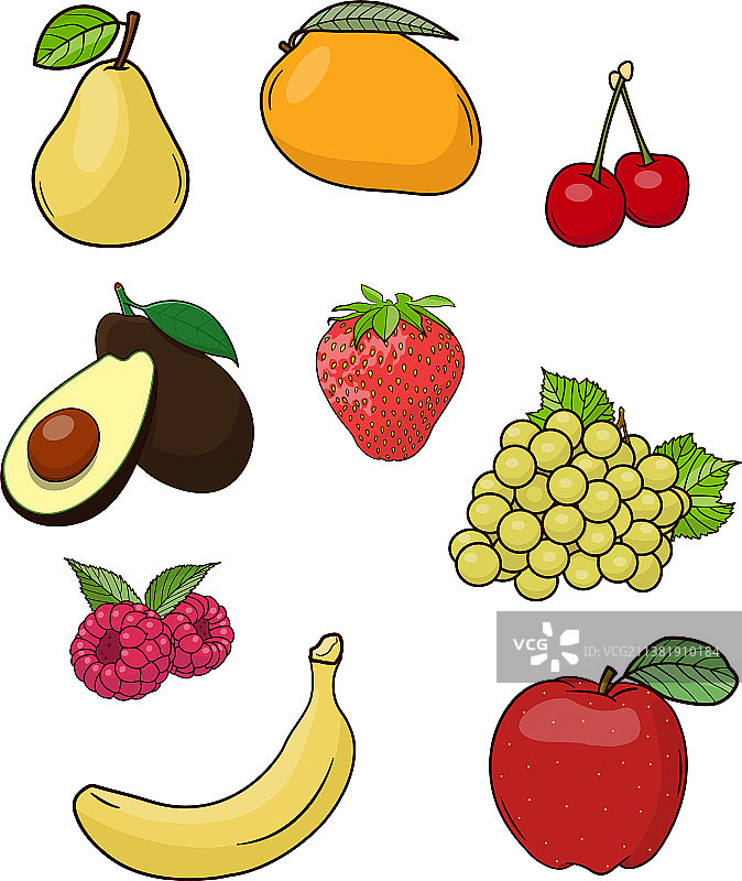 水果合集图片素材