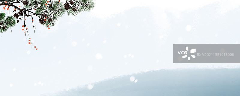 水彩画笔触抽象自然背景插图图片素材