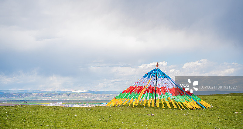 青海省经幡图片素材