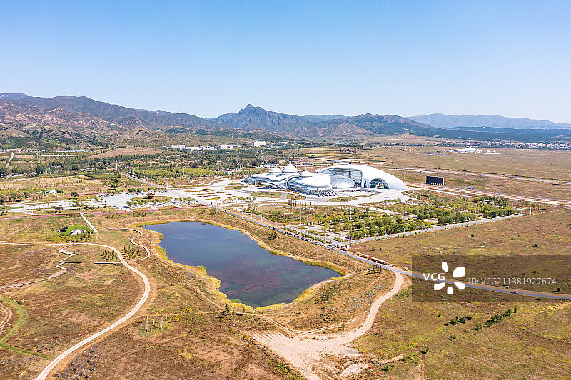 内蒙古呼和浩特敕勒川草原呼和塔拉草原内蒙古少数民族群众文化体育运动中心图片素材