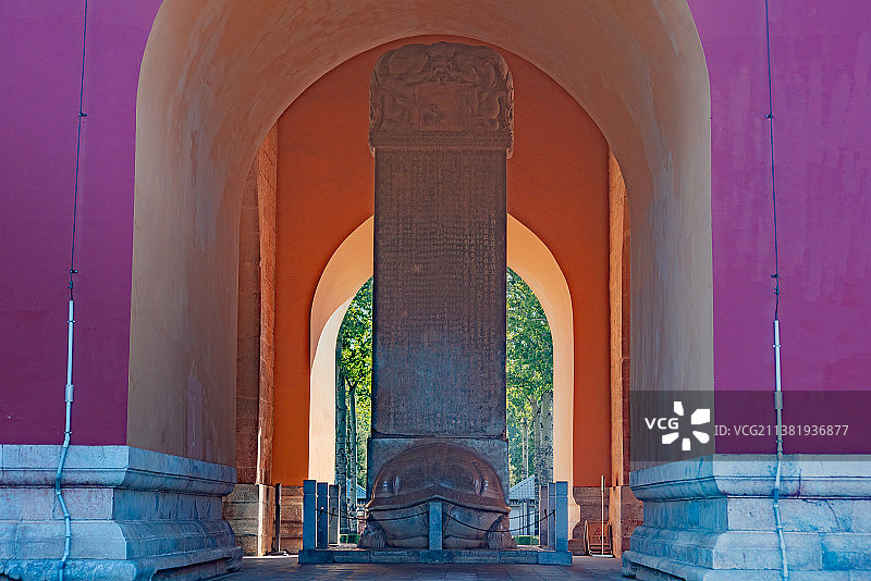 北京明十三陵长陵神功圣德碑图片素材